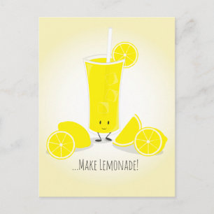 Lemonade Glass vykort