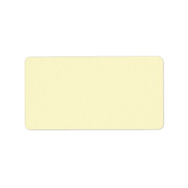 Lemonade Gult Solid Färg | Klassisk Elegant Adressetikett