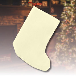 Lemonade Gult Solid Färg | Klassisk Elegant Liten Julstrumpa