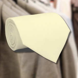 Lemonade Gult Solid Färg Klassisk Elegant Slips