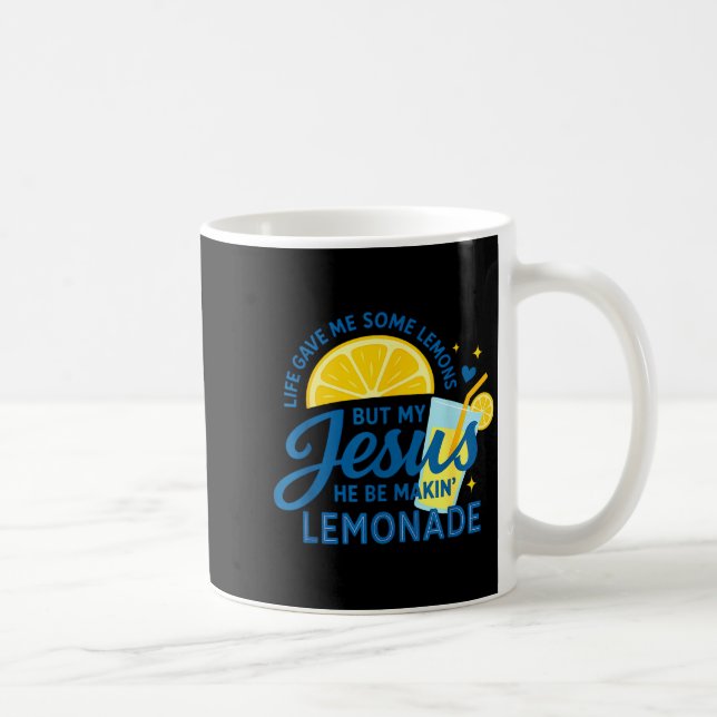Lemonade Kristna kläder religiös Jesus  Kaffemugg (Höger)