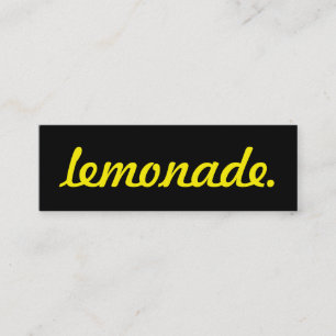 lemonade. lojalitetstansmaskinkort lojalitetskort