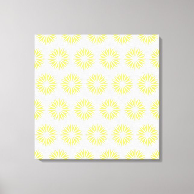 Lemonade Modern Sunbursts Canvastryck (Framsida)