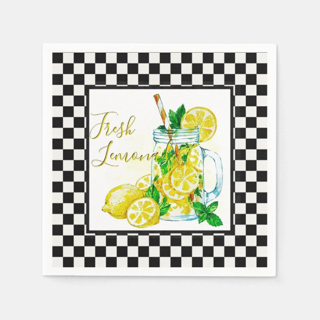 Lemonade Napkins Pappersservett (Framsidan)