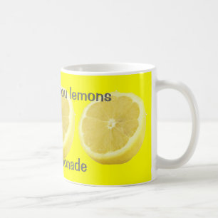 Lemonade - om liv ger dig citronrådgivning kaffemugg