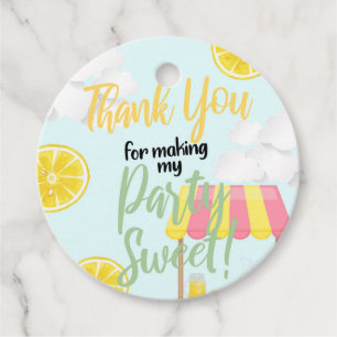 Lemonade party, Squeeze, Sweet Firande Gåvor Etiketter