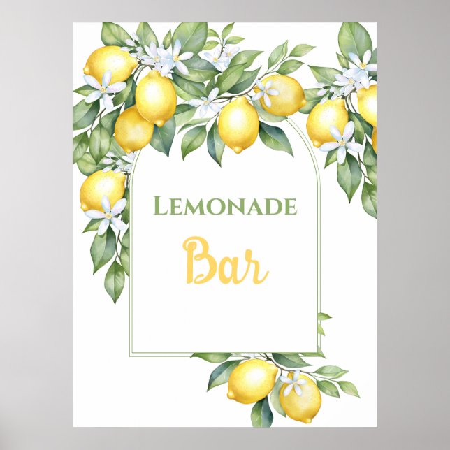 Lemonade Pub Birthday Poster (Framsidan)