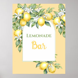 Lemonade Pub Birthday Poster