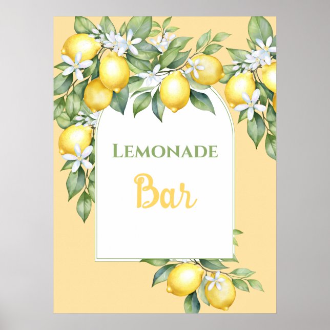 Lemonade Pub Birthday Poster (Framsidan)