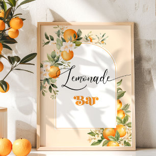 Lemonade Pub lilla cutie-orangar Poster
