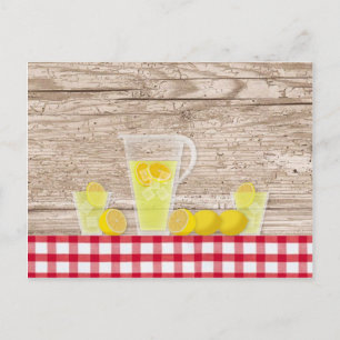 Lemonade receptkort vykort