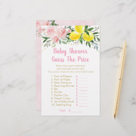 Lemonade Rosa Guld Blommigt gissar Prist spel