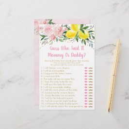 Lemonade Rosa Guld Blommigt gissar vem som sa att 