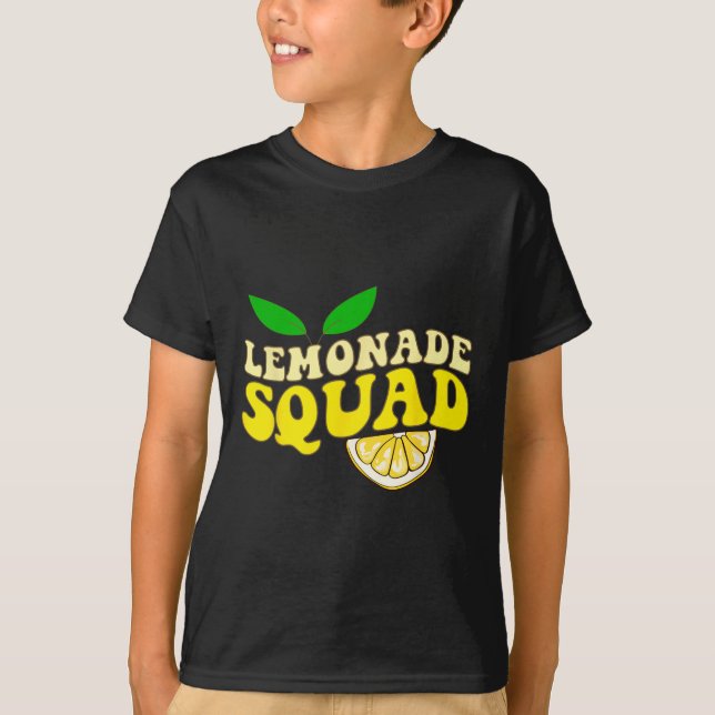Lemonade Squad Funny för stand Chef Lemon Juice Su T Shirt (Framsida)