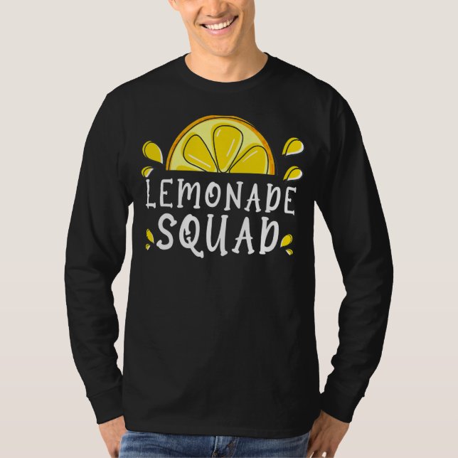Lemonade Squad Summer Beach Mix Drink T Shirt (Framsida)