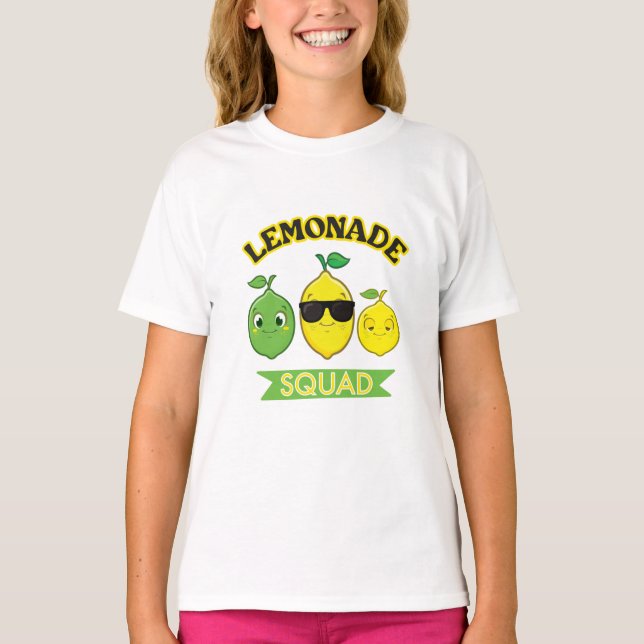 Lemonade squad T-skjorta T Shirt (Framsida)
