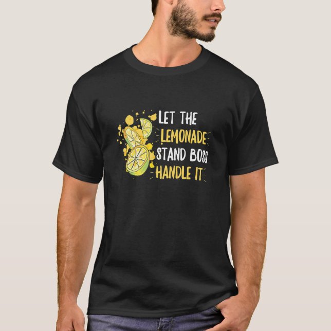 Lemonade Ställcitat för en Lemon Juice Chef T Shirt (Framsida)