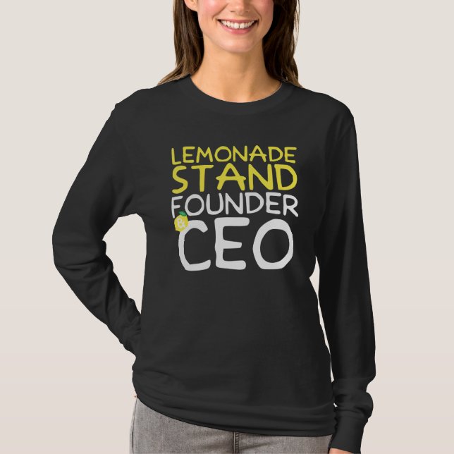 Lemonade Ställskapare och Ceo T Shirt (Framsida)