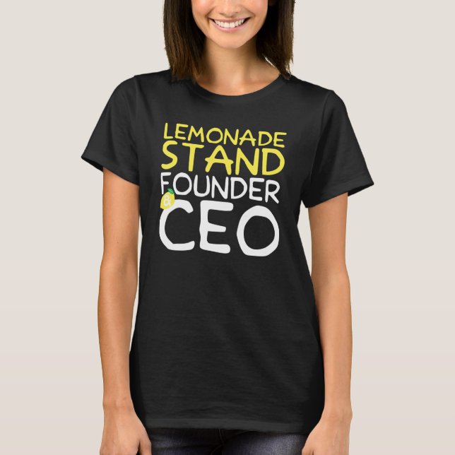 Lemonade Ställskapare och Ceo T Shirt (Framsida)
