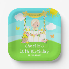 Lemonade stand Birthday Blonde Hair Girl