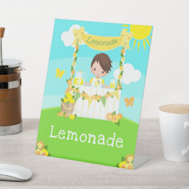 Lemonade stand Birthday Brown Hair Boy