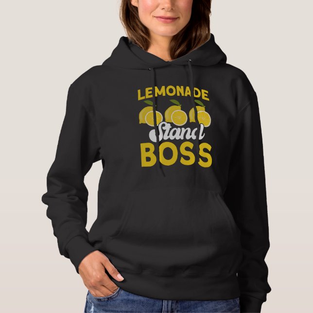 Lemonade Stand Boss Lemon Juice Business Citrus Le T Shirt (Framsida)