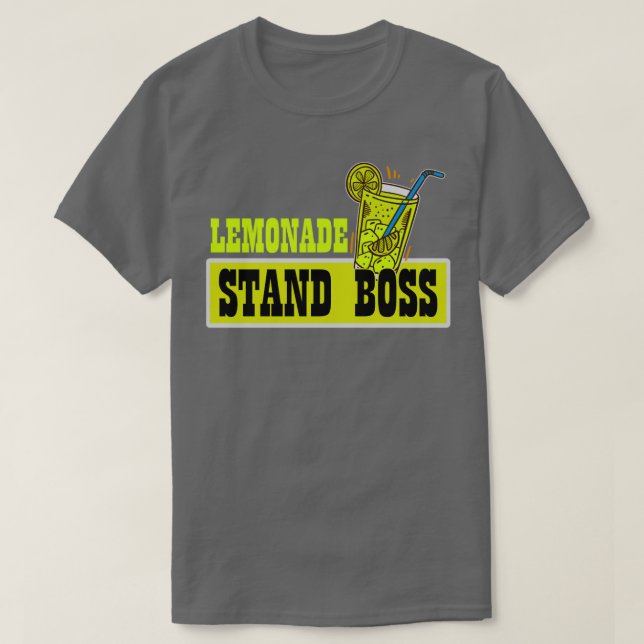 Lemonade stand Chef Funny Lemon Juice Business T Shirt (Design framsida)