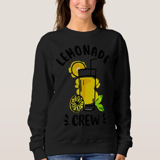Lemonade stand Chef Lemon Juice Lemonade Crew T Shirt (Framsida)