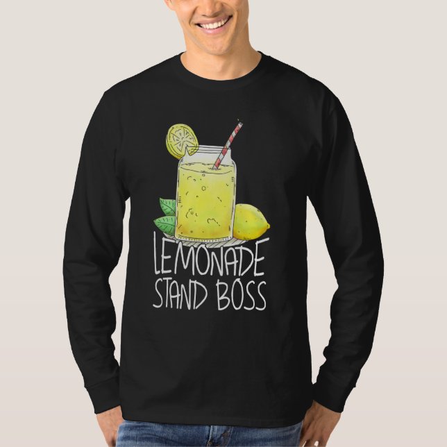 Lemonade stand Chef Lemon Juice T Shirt (Framsida)