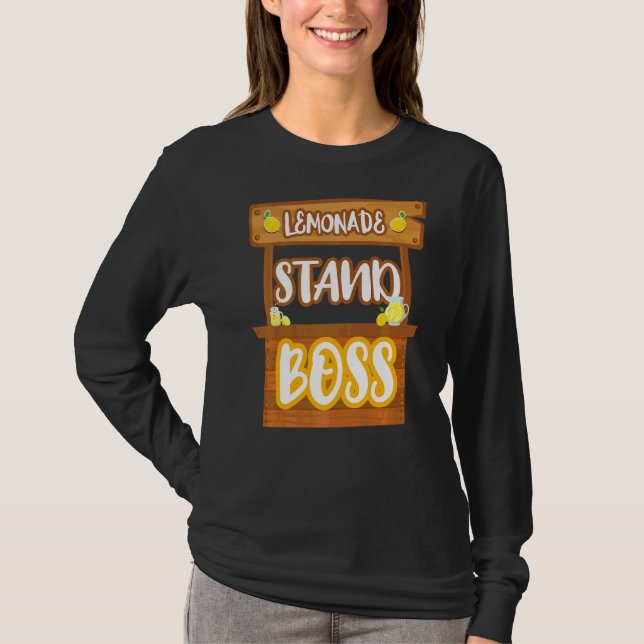 Lemonade stand Chef Lemon Juice T Shirt (Framsida)