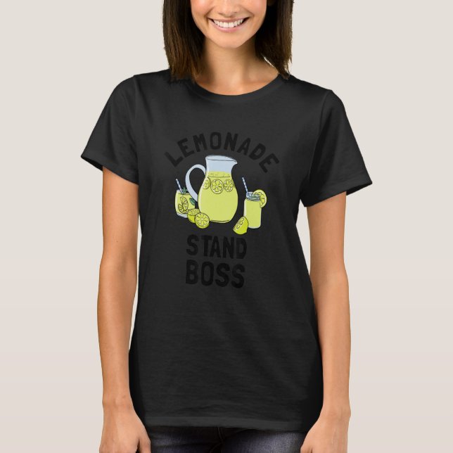 Lemonade stand Chef Lemon Juice T Shirt (Framsida)