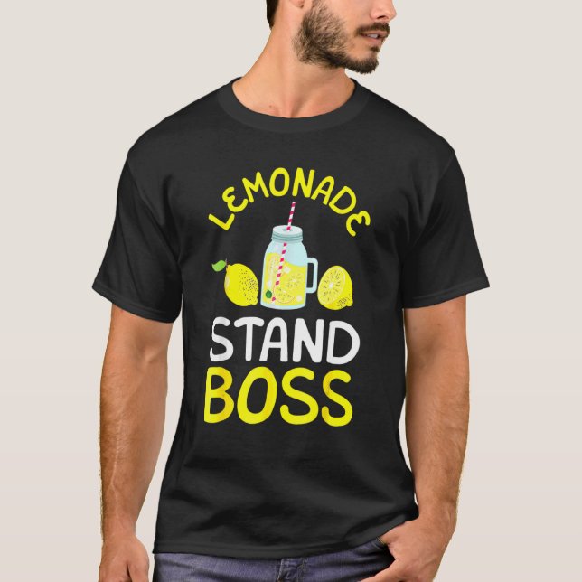 Lemonade stand Chef Lemon Juice T Shirt (Framsida)
