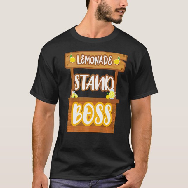 Lemonade stand Chef Lemon Juice T Shirt (Framsida)
