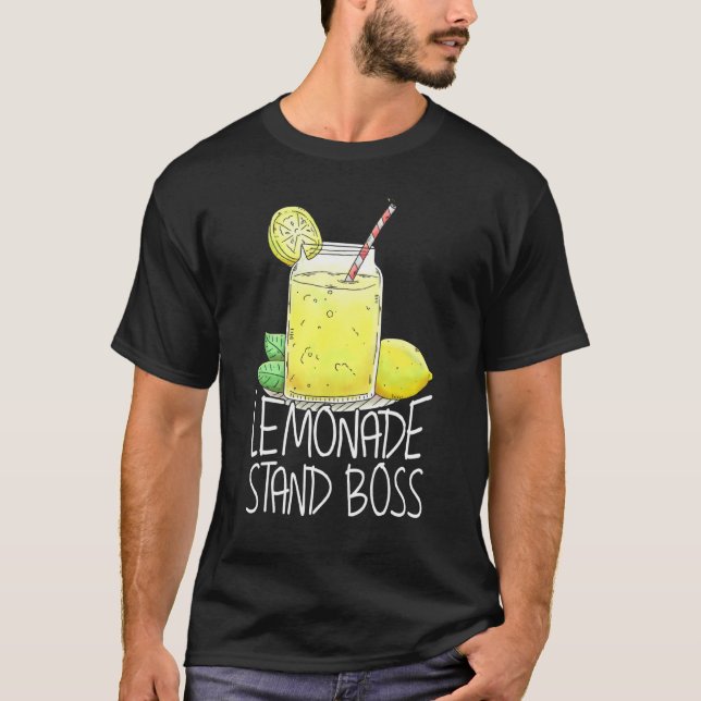 Lemonade stand Chef Lemon Juice T Shirt (Framsida)