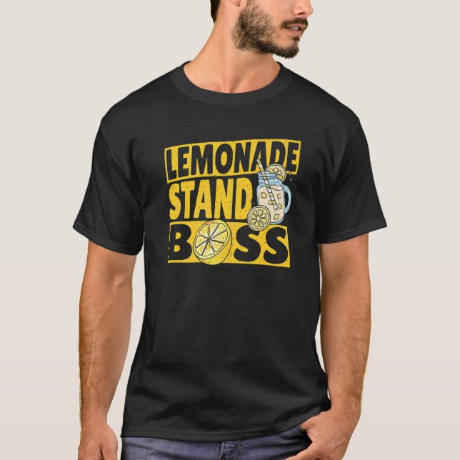 Lemonade stand Chef-överraskning för Lemon Juice S T Shirt (Framsida)