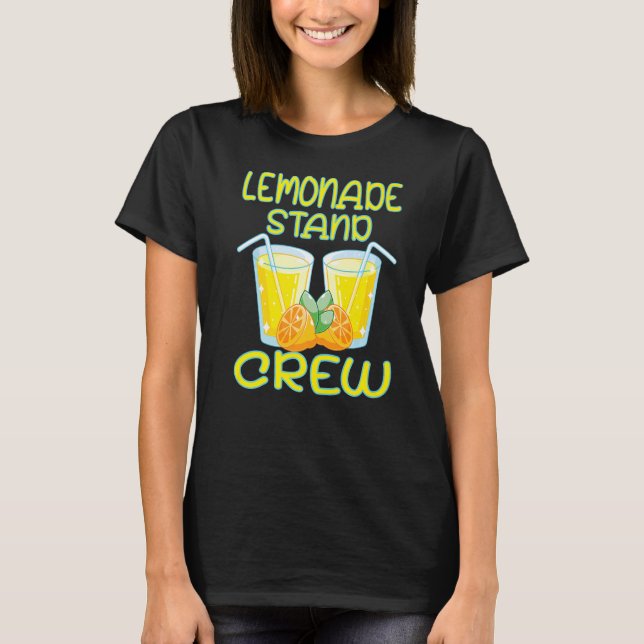 Lemonade stand Crew Chef Lemons Juice T Shirt (Framsida)