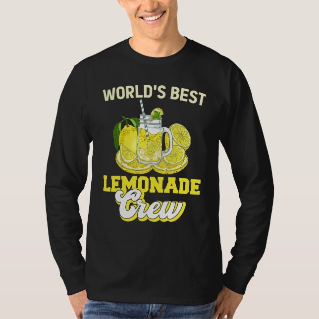 Lemonade Stand Lemon Juice Store Staff Citrus Staf T Shirt (Framsida)