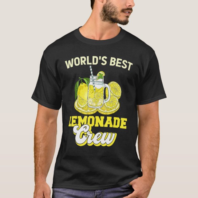 Lemonade Stand Lemon Juice Store Staff Citrus Staf T Shirt (Framsida)