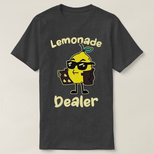 Lemonade stand Lemonade-återförsäljare T Shirt (Design framsida)