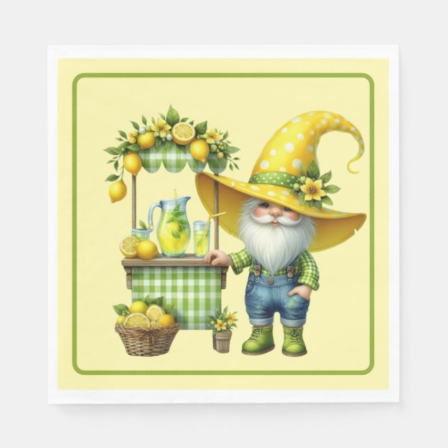 Lemonade Stand Napkins Pappersservett (Framsidan)