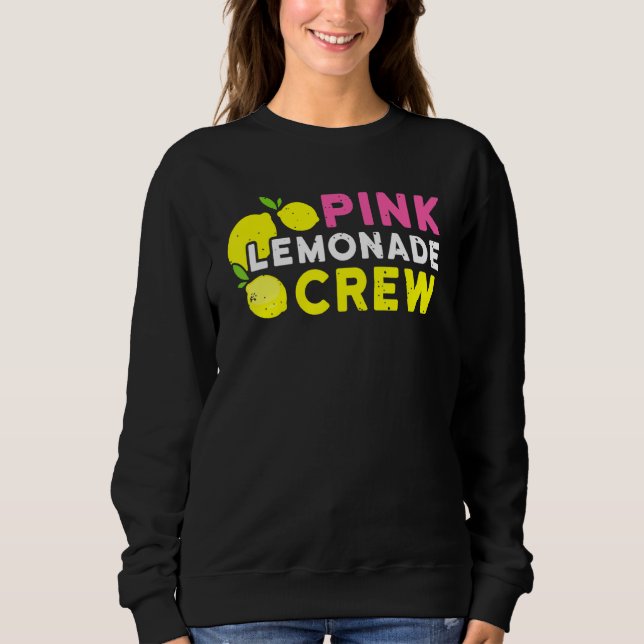 Lemonade stand Rosa Lemonade Crew Summer Fruit Lem T Shirt (Framsida)