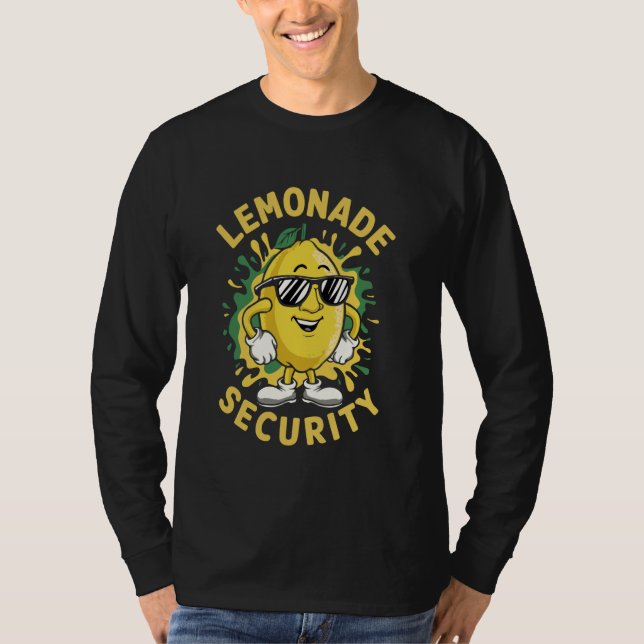 Lemonade stand security Chef sommarcute Lemon Jui T Shirt (Framsida)