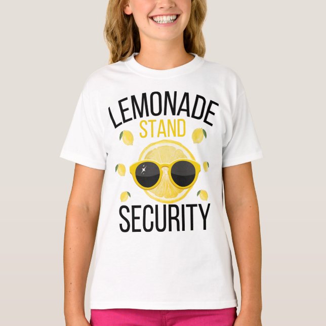 Lemonade stand Security För barn, Party, sommartid T Shirt (Framsida)