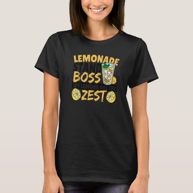 Lemonade Stat Chef.. Mina lektioner är Zest T Shirt (Framsida)