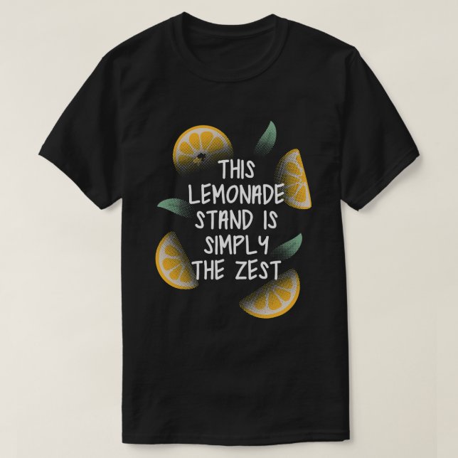 Lemonade stativ besättning Fantastisk Lemon Square T Shirt (Design framsida)