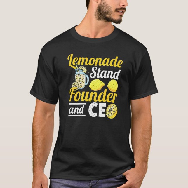 Lemonade stativ grundare och Ceo för Lemon Juice S T Shirt (Framsida)
