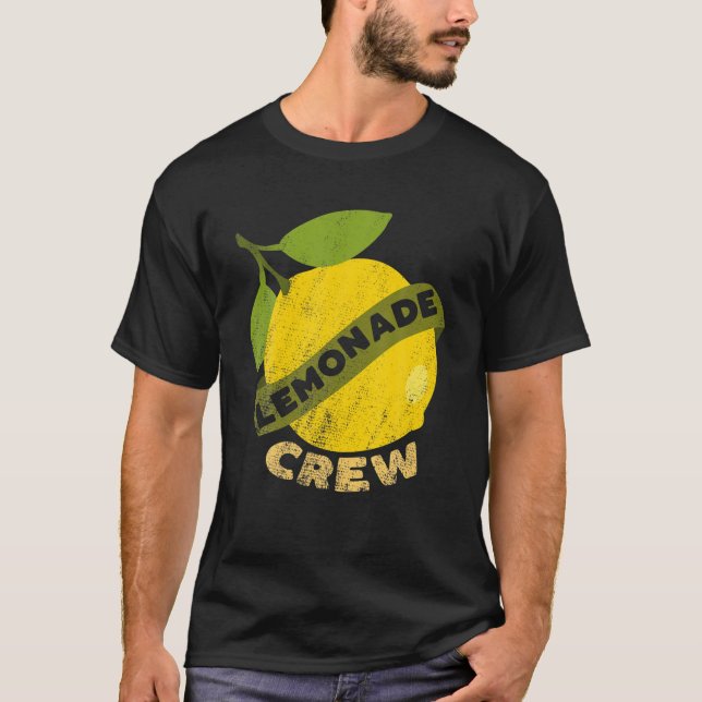 Lemonade Summer Lemons - Lemonade Crew T Shirt (Framsida)