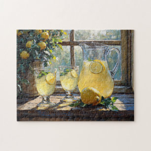 Lemonade Sunlit Kitchen Scene Pussel