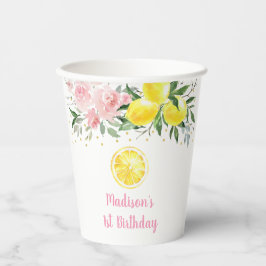 Lemonade Sunshine Rosa Blommigt Birthday