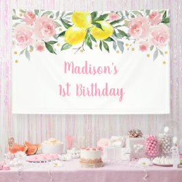Lemonade Sunshine Rosa Guld Blommigt Birthday